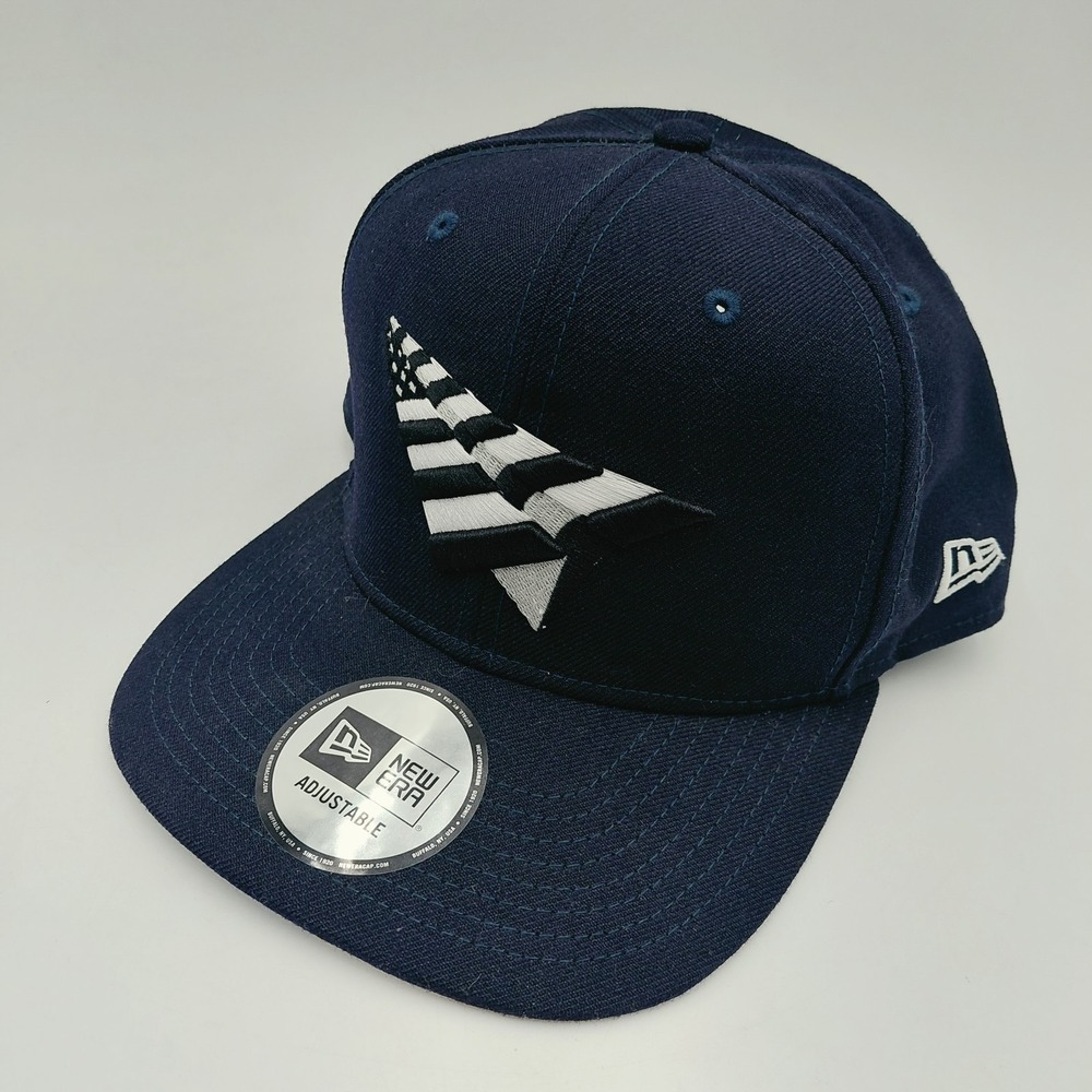 Paper Planes New Era Old Crown 100% Wool Snapback Navy Hat Cap Read